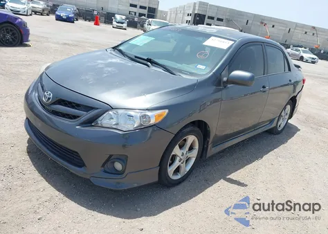 2011 Toyota Corolla S из США, поврежденный, VIN 2T1BU4EE4BC718085